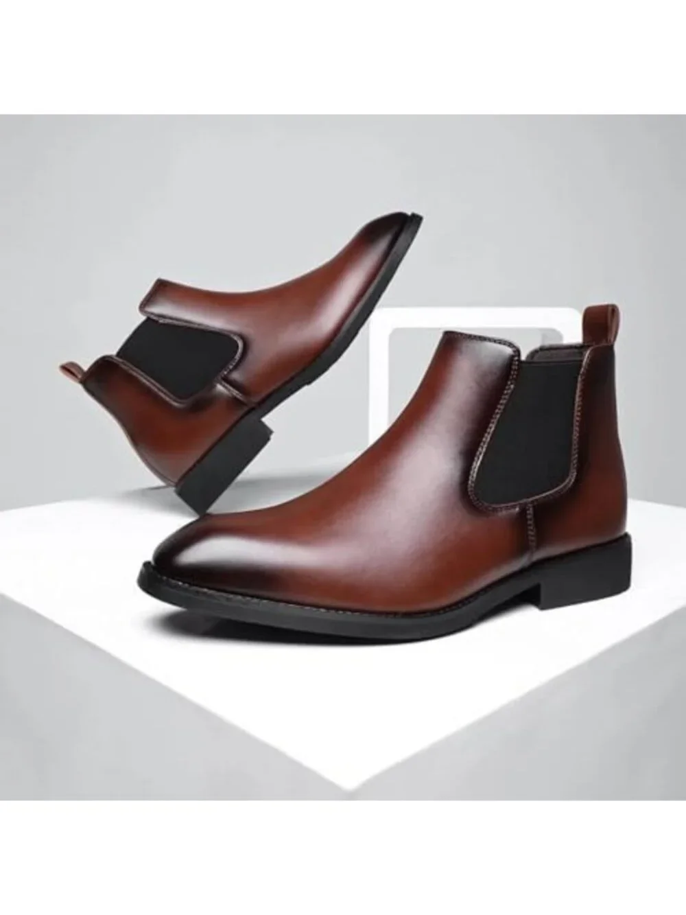 Stylish Men's Chelsea Boots | Classic Leather Ankle Shoes for Business & Casual